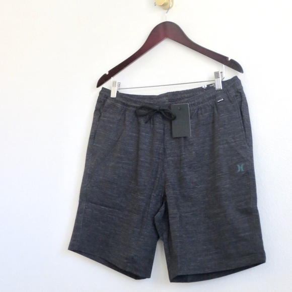 NEW! Hurley Pull On Hybrid Walk Shorts Quick Dry Gray Mens S, M, L, XL - Picture 6 of 15